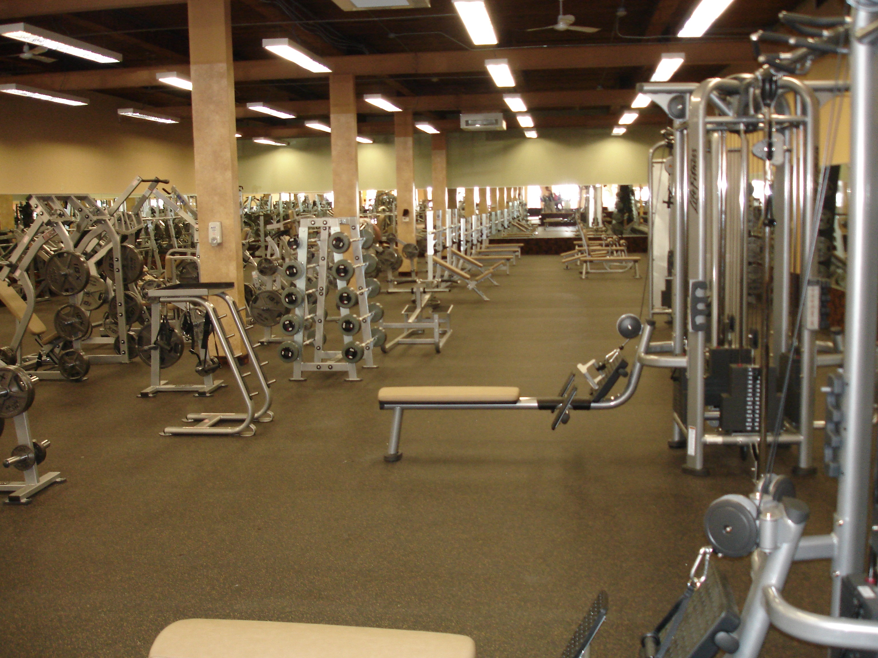 Westerly gym free weight and Hammer Strength area